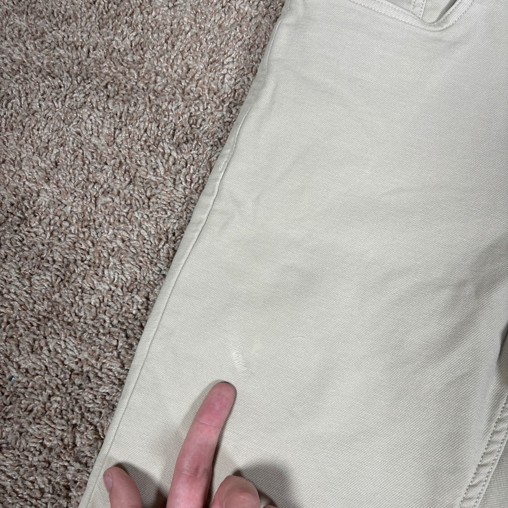 Faherty Reserve Mens Movement 5-Pocket Slim Straight Pants Stone Beige 32x32 - Picture 2 of 10